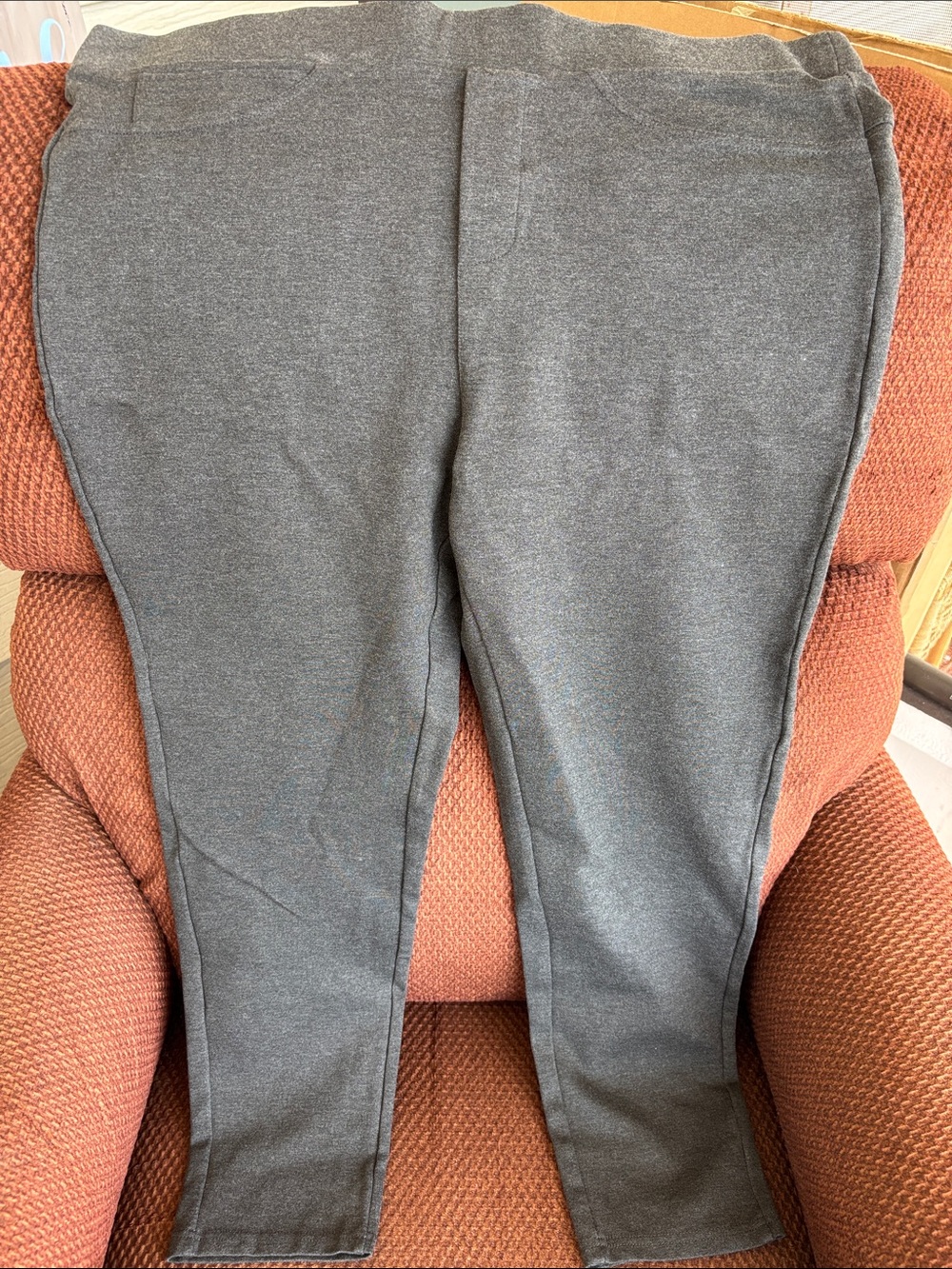 Women’s Gray Leggings - Slim Tapered Ponte Knit Brand New 3X
